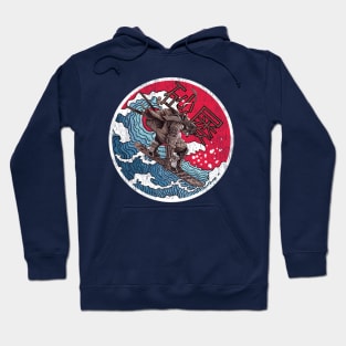 Great Surf Samurai Off Kanagawa Hoodie